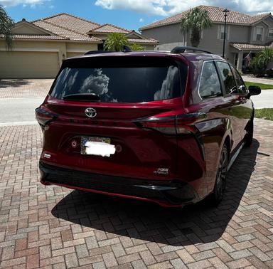 Red 2021 Toyota Sienna XSE 7 Passenger