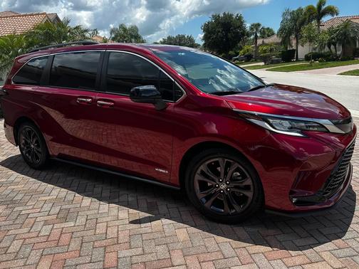Red 2021 Toyota Sienna XSE 7 Passenger