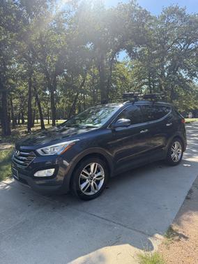 Blue 2015 Hyundai Santa Fe Sport 2.0L Turbo