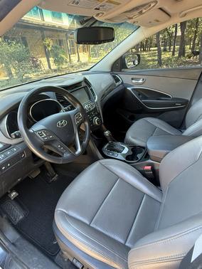 Blue 2015 Hyundai Santa Fe Sport 2.0L Turbo
