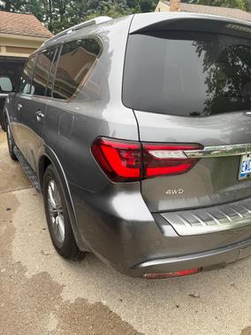 Gray 2021 INFINITI QX80 LUXE