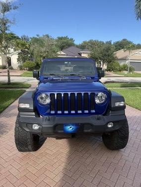 Blue 2018 Jeep Wrangler Unlimited Sport S