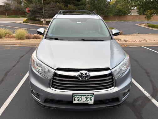 Silver 2016 Toyota Highlander XLE