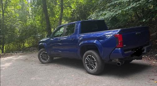 Blue 2025 Toyota Tacoma Hybrid TRD Sport