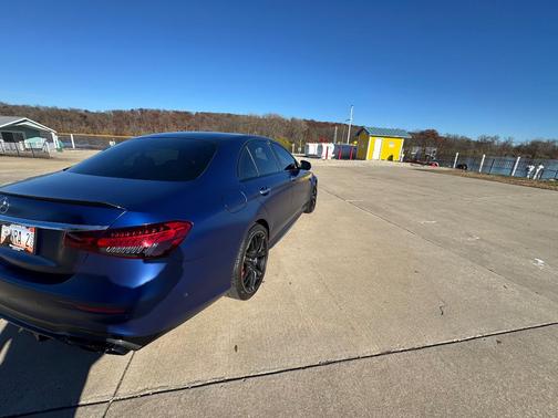 Blue 2021 Mercedes-Benz AMG E 63 S 4MATIC