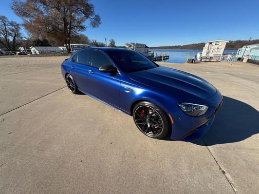 Blue 2021 Mercedes-Benz AMG E 63 S 4MATIC
