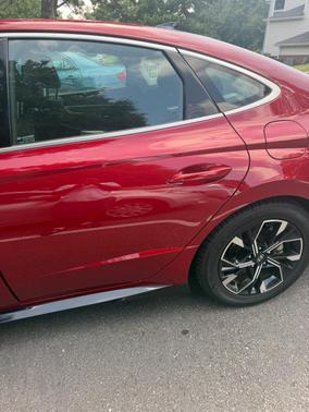 Red 2025 Hyundai SONATA SEL