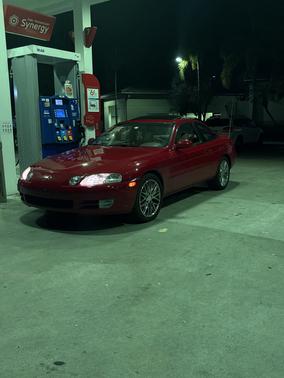 Red 1995 Lexus SC 400 Base