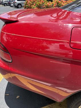 Red 1995 Lexus SC 400 Base