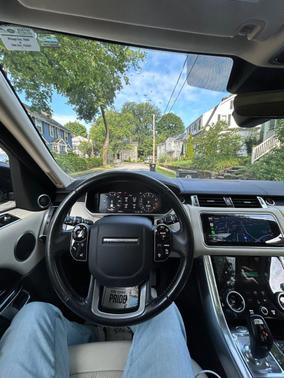 Black 2020 Land Rover Range Rover Sport HSE MHEV
