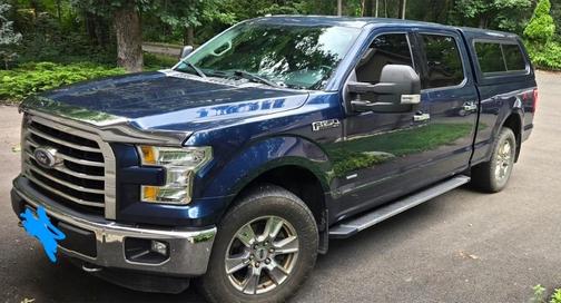 Blue 2015 Ford F-150 XLT