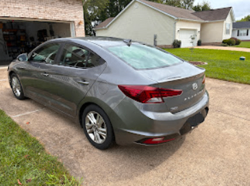 Gray 2019 Hyundai ELANTRA SEL