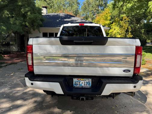 White 2020 Ford F-250 Platinum