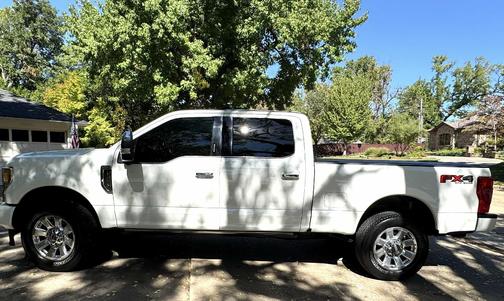 White 2020 Ford F-250 Platinum