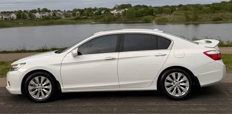 White 2013 Honda Accord EX-L