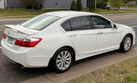 White 2013 Honda Accord EX-L