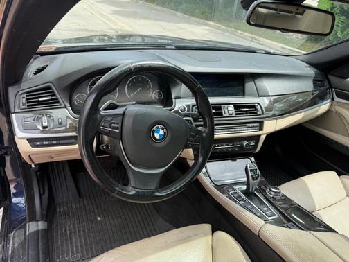 Blue 2012 BMW 550 i xDrive