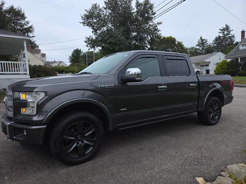 Gray 2015 Ford F-150 Platinum