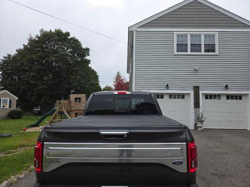Gray 2015 Ford F-150 Platinum