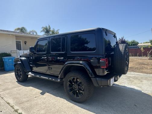 Black 2022 Jeep Wrangler Unlimited 4xe Sahara