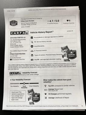 2016 Kia Forte LX