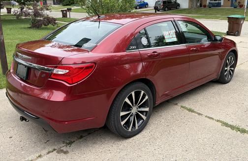 Red 2012 Chrysler 200 S