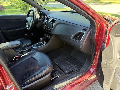 Red 2012 Chrysler 200 S