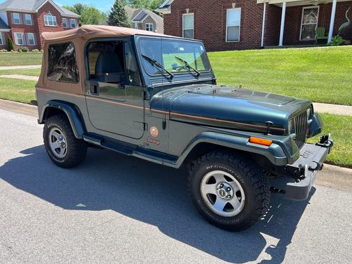 Green 1993 Jeep Wrangler 4WD