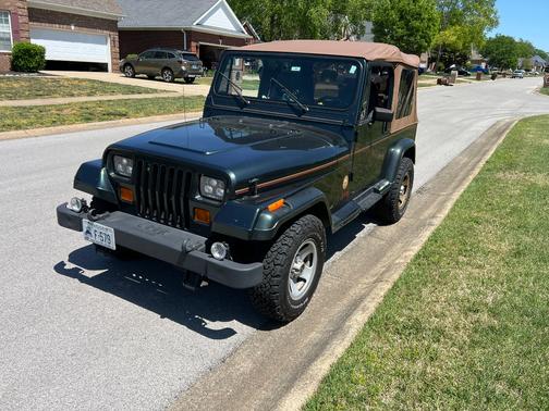 Green 1993 Jeep Wrangler 4WD