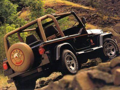 Green 1993 Jeep Wrangler 4WD