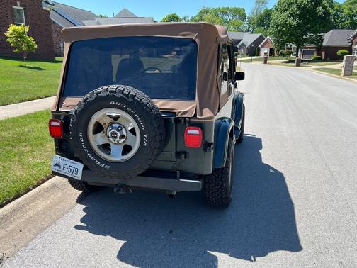 Green 1993 Jeep Wrangler 4WD
