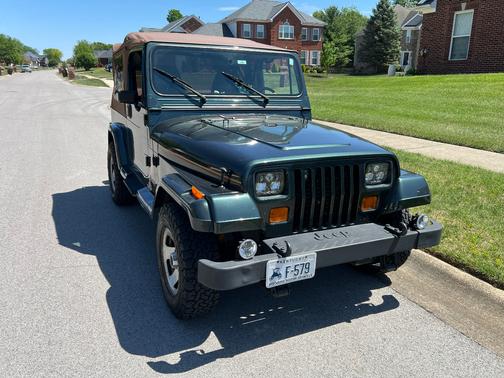 Green 1993 Jeep Wrangler 4WD