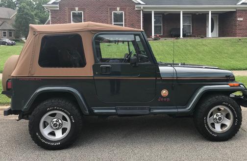 Green 1993 Jeep Wrangler 4WD