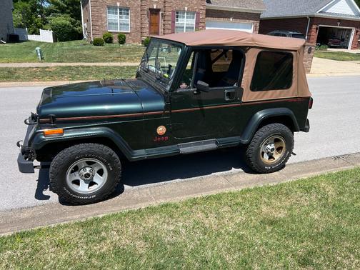 Green 1993 Jeep Wrangler 4WD