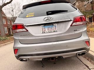 Silver 2018 Hyundai SANTA FE SE Ultimate