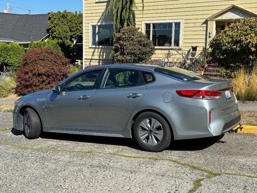 Silver 2017 Kia Optima Hybrid Base