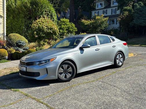 Silver 2017 Kia Optima Hybrid Base