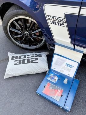 Blue 2012 Ford Mustang Boss 302
