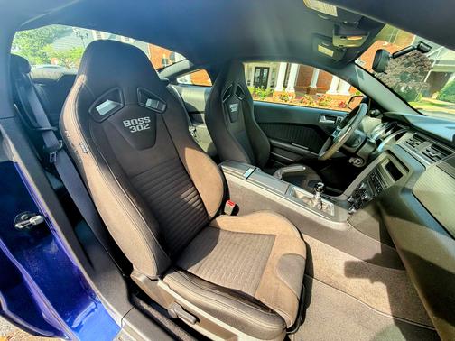 Blue 2012 Ford Mustang Boss 302