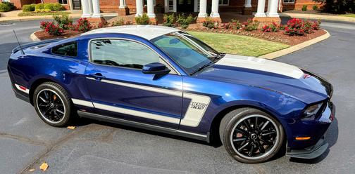 Blue 2012 Ford Mustang Boss 302