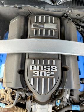 Blue 2012 Ford Mustang Boss 302