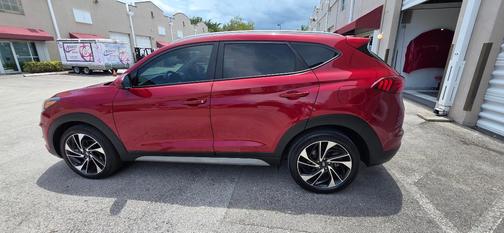 Red 2021 Hyundai TUCSON Sport