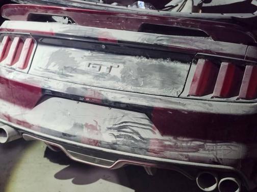 Red 2017 Ford Mustang GT