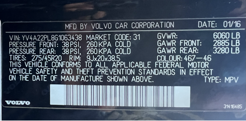 Photo 4 of 16 of 2016 Volvo XC90 T6 Inscription