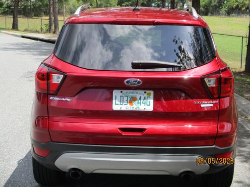 Red 2019 Ford Escape Titanium