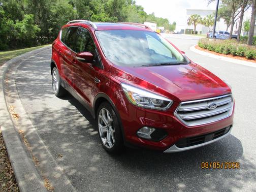 Red 2019 Ford Escape Titanium