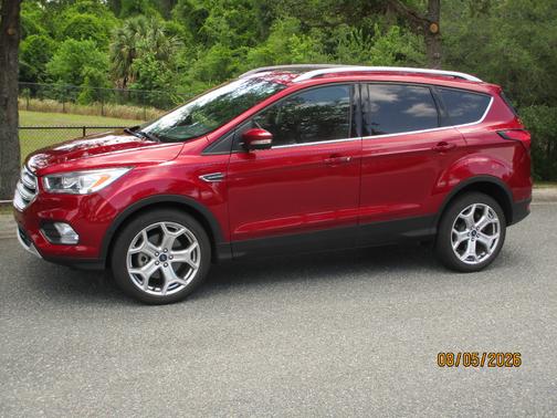 Red 2019 Ford Escape Titanium