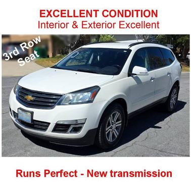 White 2015 Chevrolet Traverse 2LT