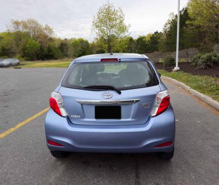 Blue 2013 Toyota Yaris LE