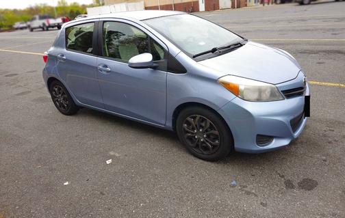 Blue 2013 Toyota Yaris LE